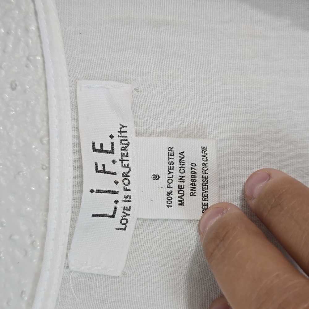 Life White Ruffle Blouse - Picture 6 of 8